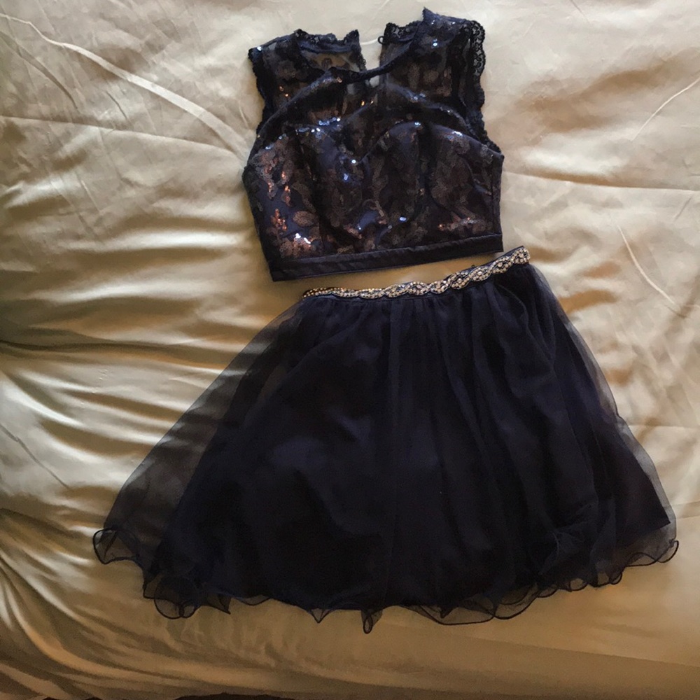 navy blue homecoming / special occasion dress!